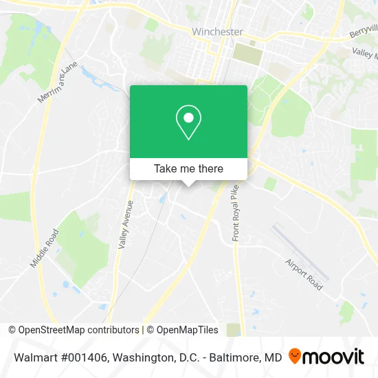 Walmart #001406 map