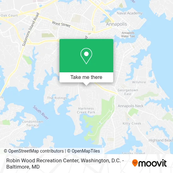 Robin Wood Recreation Center map