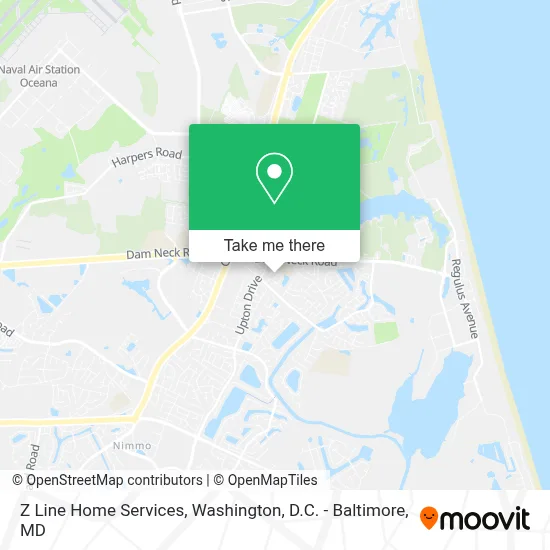 Z Line Home Services map