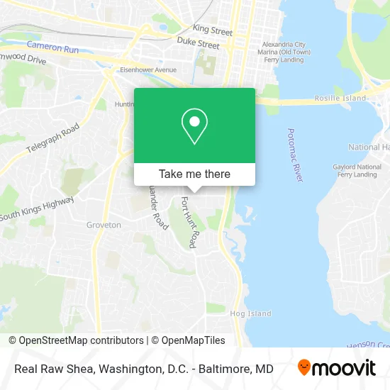 Real Raw Shea map