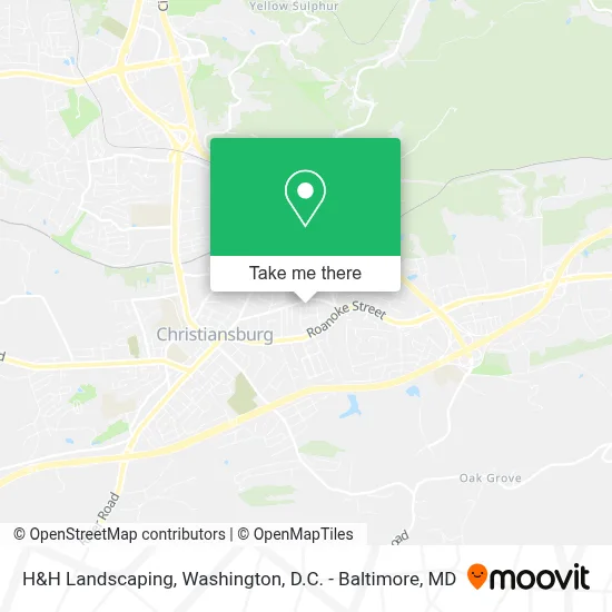 H&H Landscaping map