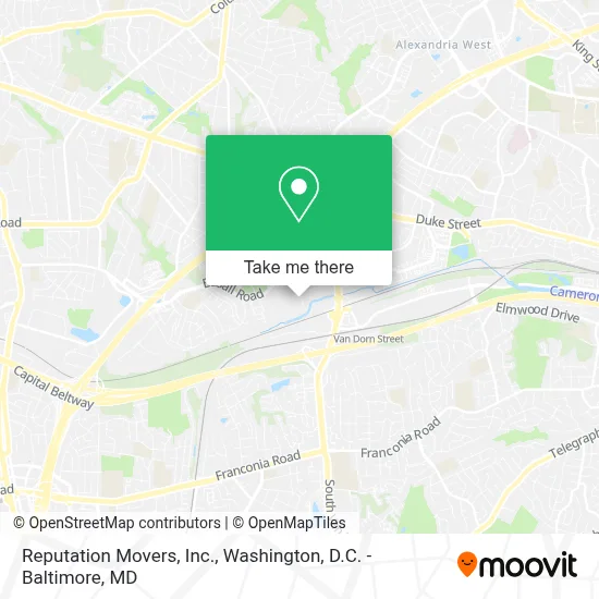 Reputation Movers, Inc. map