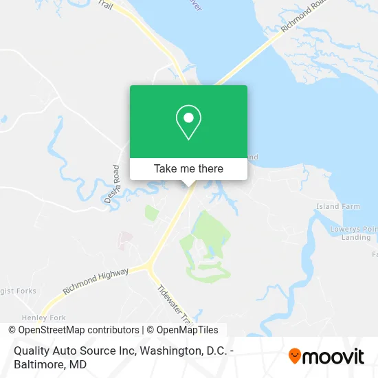 Quality Auto Source Inc map