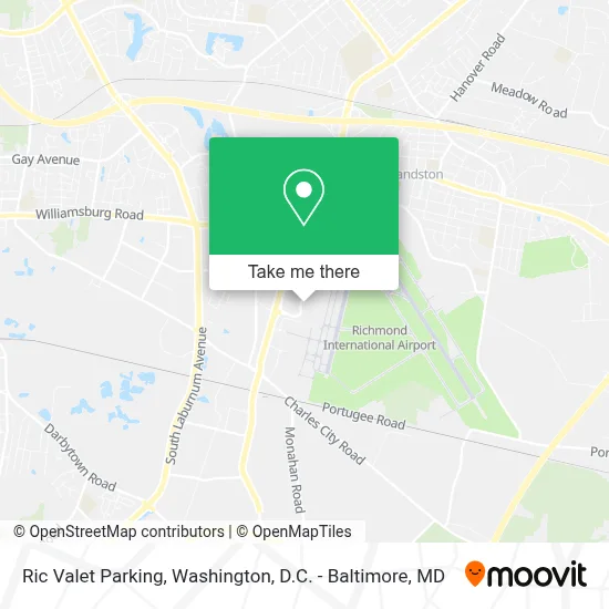Ric Valet Parking map