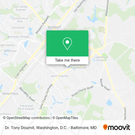 Dr. Tony Doumit map