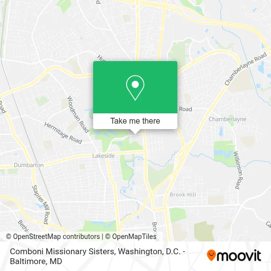 Comboni Missionary Sisters map