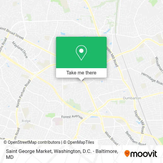 Saint George Market map