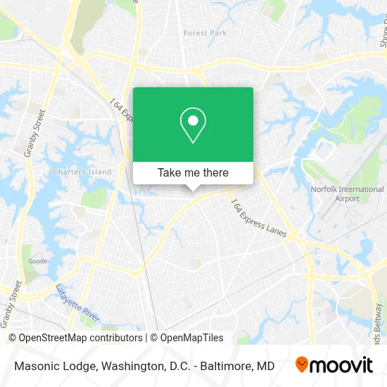 Masonic Lodge map