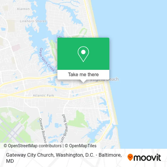Gateway City Church map