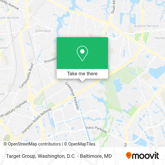 Target Group map
