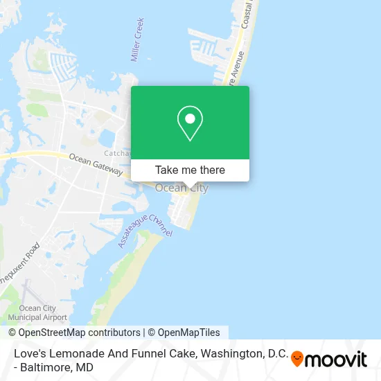 Love's Lemonade And Funnel Cake map