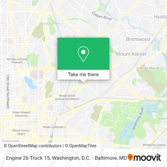 Engine 26 Truck 15 map