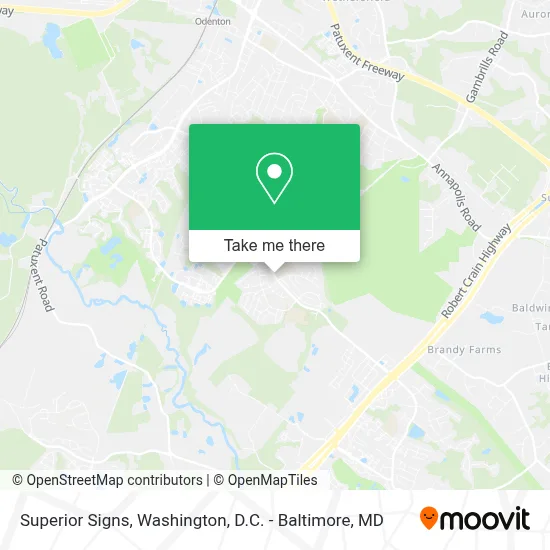Superior Signs map