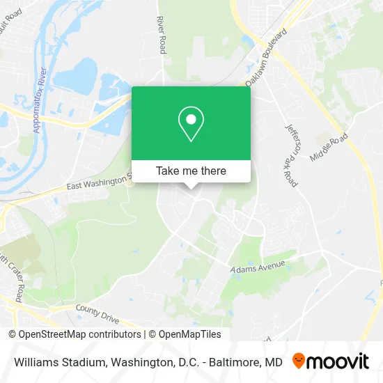Williams Stadium map