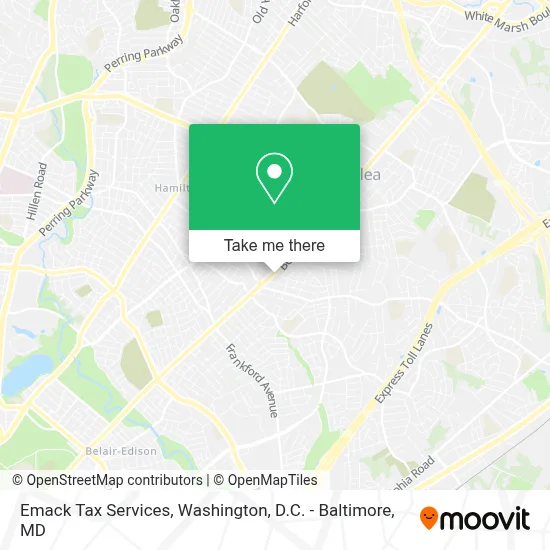 Emack Tax Services map