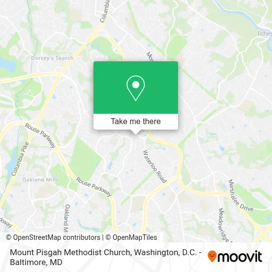 Mount Pisgah Methodist Church map
