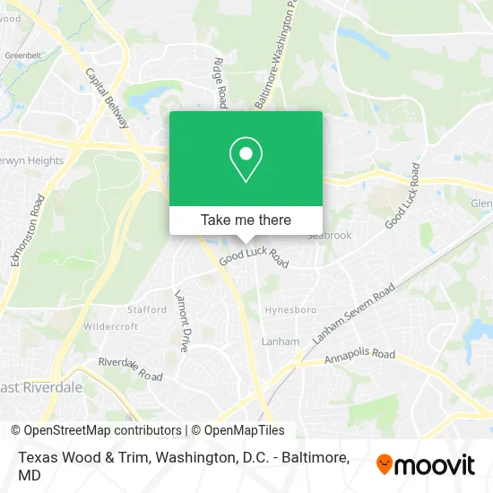 Texas Wood & Trim map