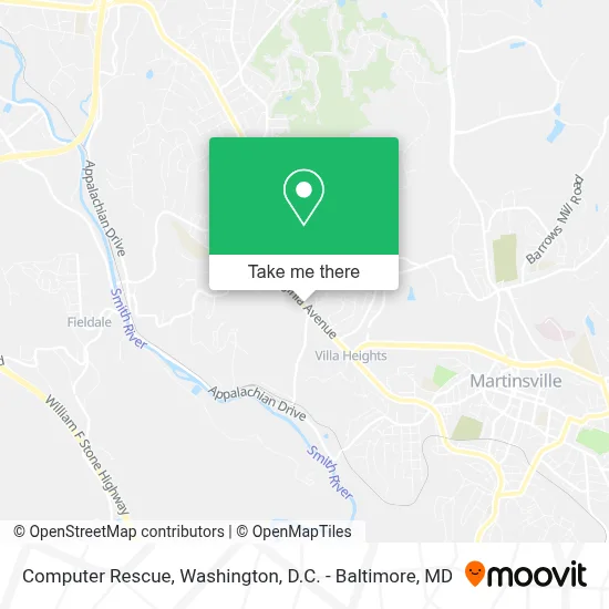Computer Rescue map