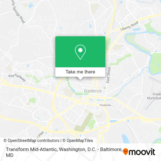 Transform Mid-Atlantic map