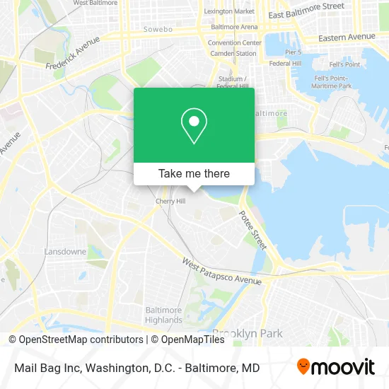 Mail Bag Inc map