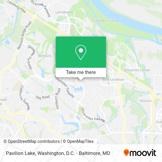 Pavilion Lake map