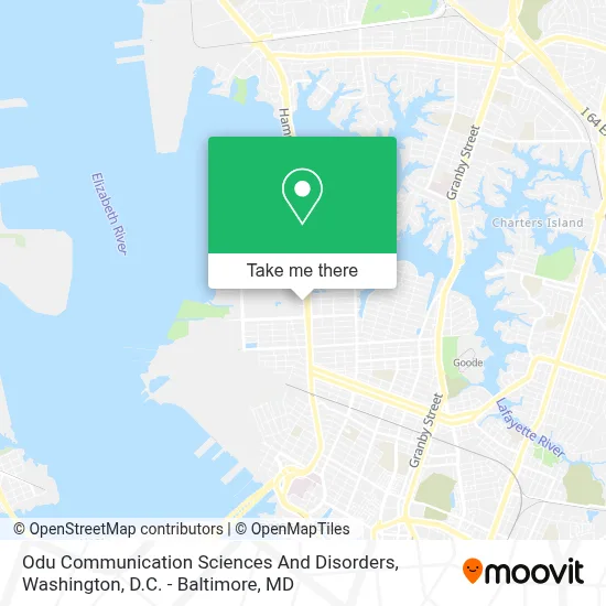 Odu Communication Sciences And Disorders map