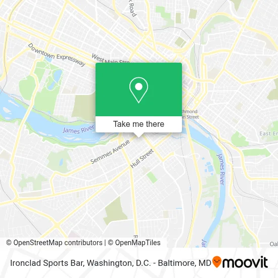 Ironclad Sports Bar map