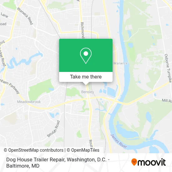 Dog House Trailer Repair map