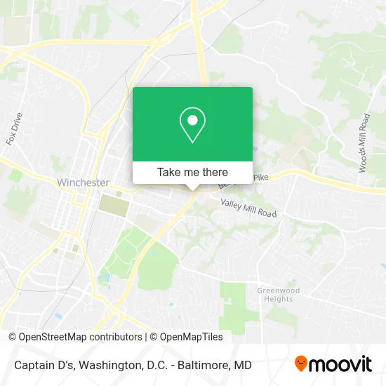 Captain D's map
