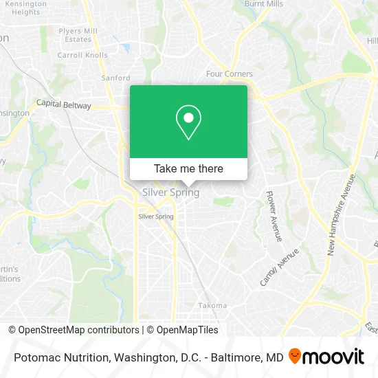 Potomac Nutrition map