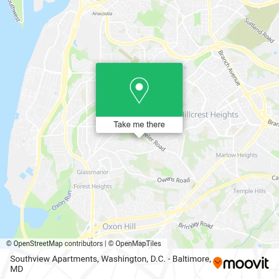 Southview Apartments map