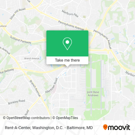 Rent-A-Center map
