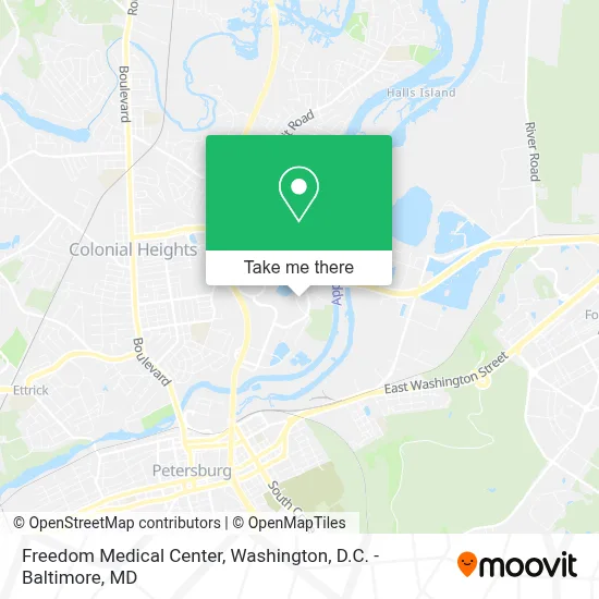 Freedom Medical Center map