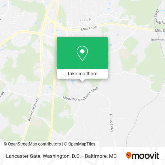 Lancaster Gate map