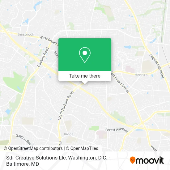 Sdr Creative Solutions Llc map
