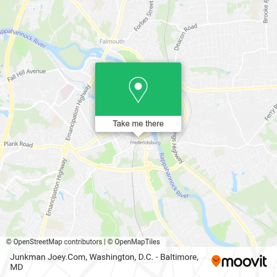 Junkman Joey.Com map