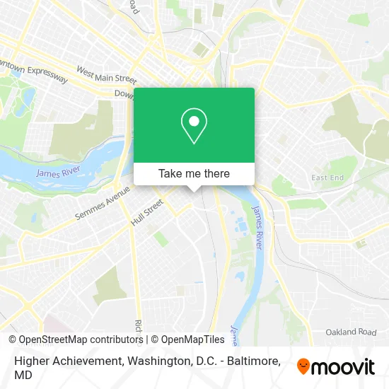 Higher Achievement map