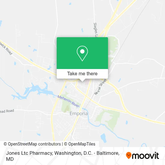 Jones Ltc Pharmacy map