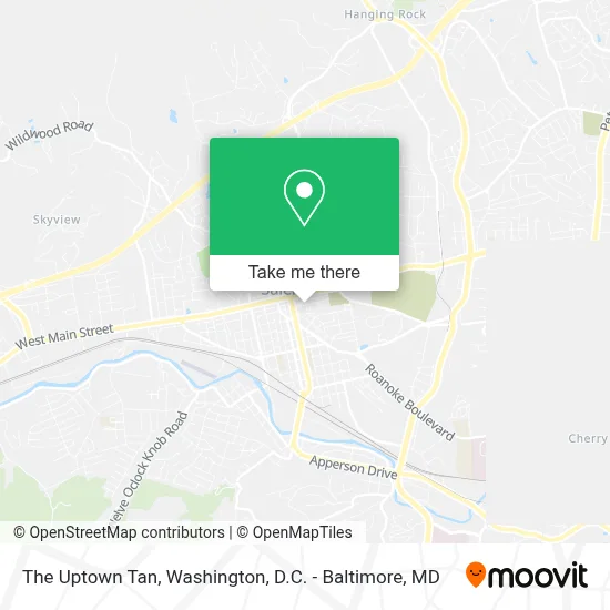 The Uptown Tan map