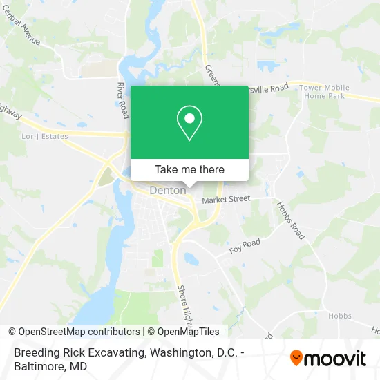 Breeding Rick Excavating map