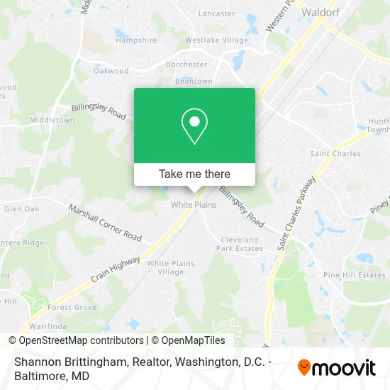 Shannon Brittingham, Realtor map