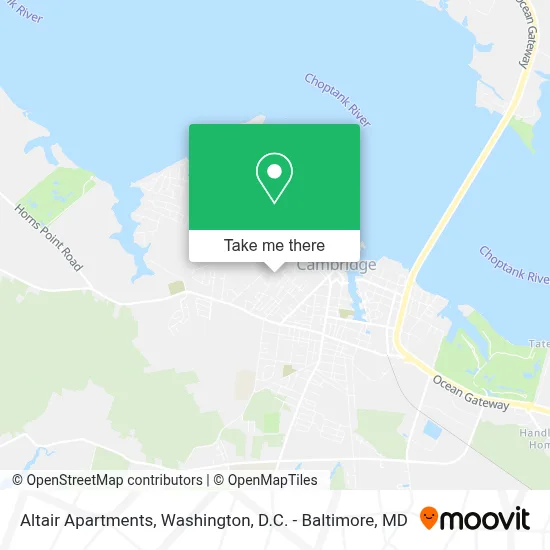 Altair Apartments map