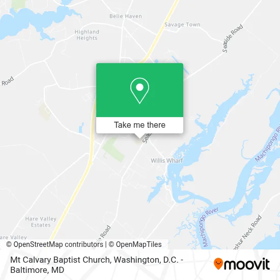 Mt Calvary Baptist Church map