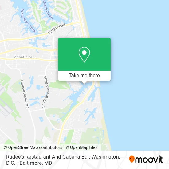 Rudee's Restaurant And Cabana Bar map
