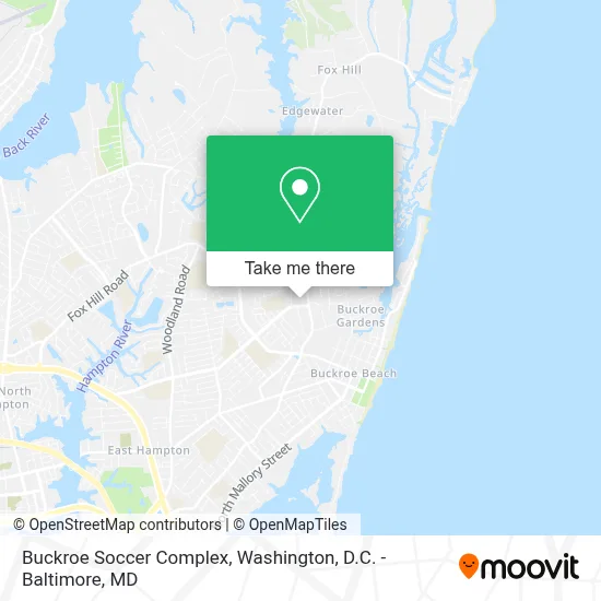 Buckroe Soccer Complex map