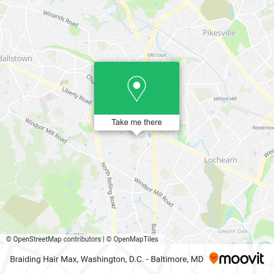 Braiding Hair Max map