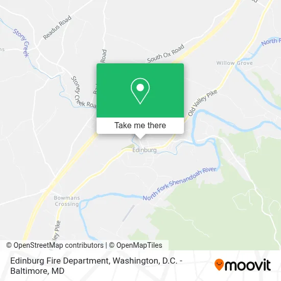 Edinburg Fire Department map