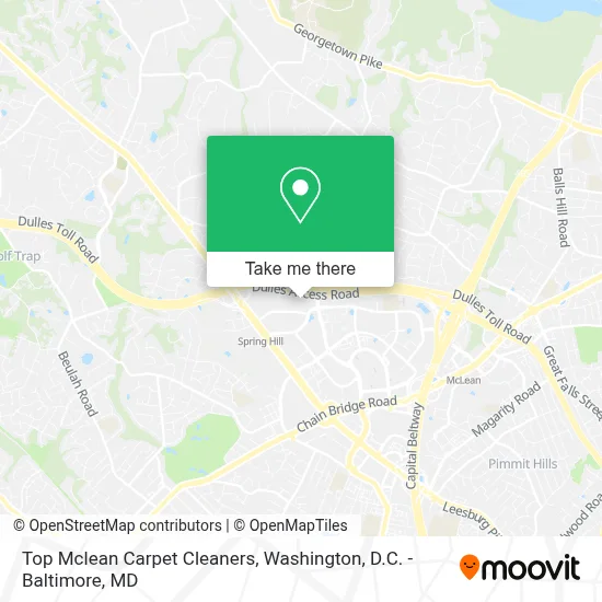 Top Mclean Carpet Cleaners map