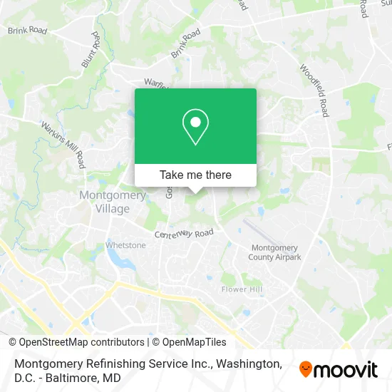 Montgomery Refinishing Service Inc. map