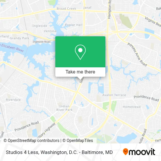 Studios 4 Less map